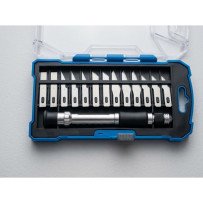 CÚTER DE PRECISIÓN CON 13 CUCHILLAS Y ESTUCHE - 14 PIEZAS