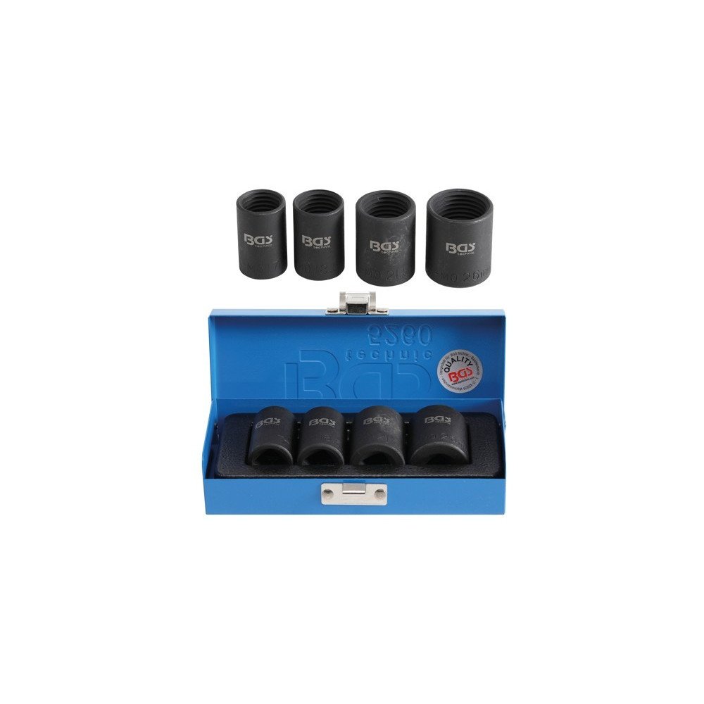 4 peças 1/2" para extração de porcas de rodas