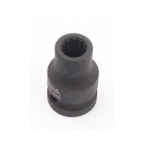 Llave vaso de impacto 1/2 Multicaras corto 10mm.