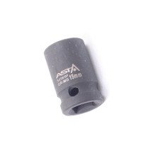 Llave vaso de impacto 1/2 Multicaras corto 15mm.