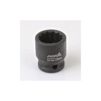 Llave vaso de impacto 1/2 Multicaras corto 23mm.