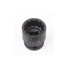 Llave vaso 1/2 de impacto Multicaras corto 24mm.