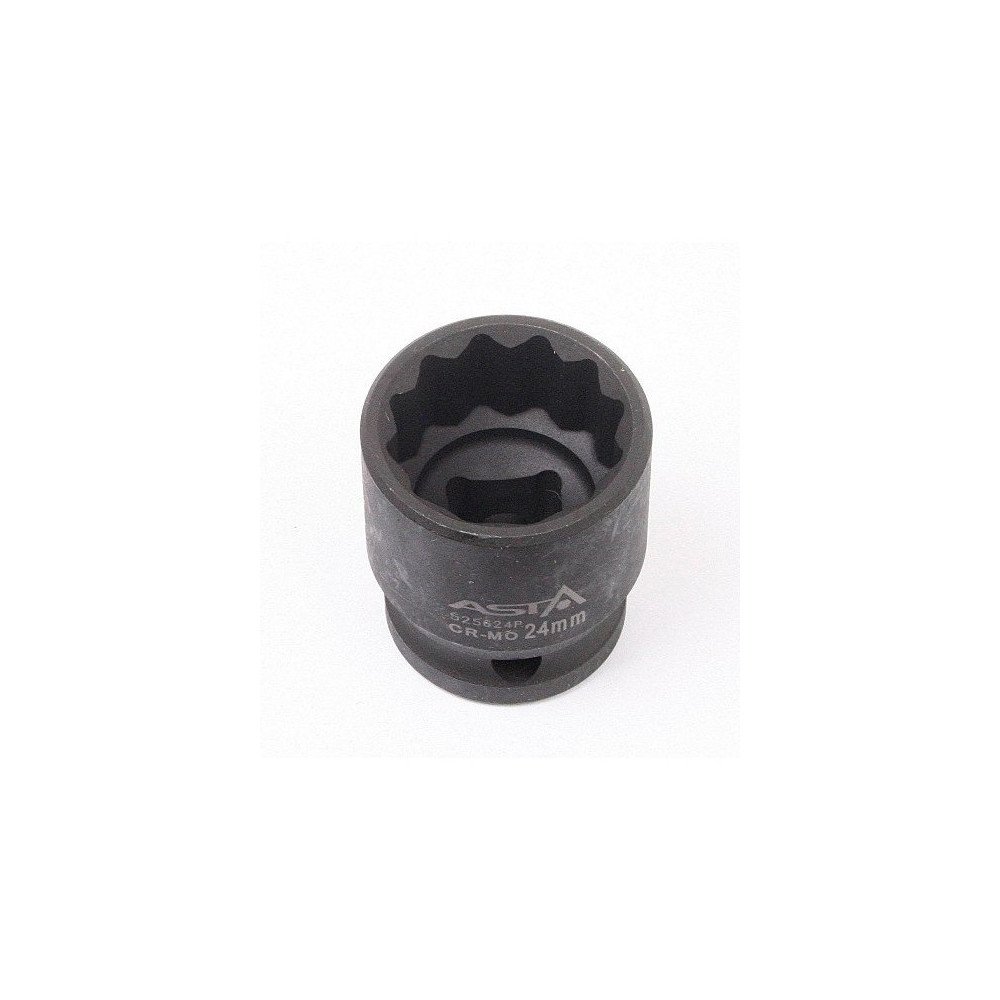 Llave vaso 1/2 de impacto Multicaras corto 24mm.