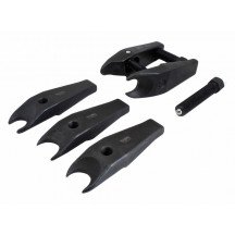 Extractor de rótulas con 4 adaptadores intercambiales y maletín.
