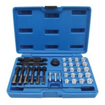 Kit de reparación de rosca para calentadores y bujías de motor - 33 piezas.