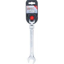 Llave combinada de carraca con cabeza articulada a 90°- 19mm.