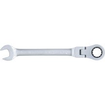 Llave combinada de carraca con cabeza articulada a 90° - 13mm.