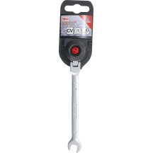 Llave combinada de carraca con cabeza articulada a 90°- 9mm.