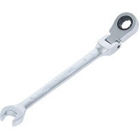 Llave combinada de carraca con cabeza articulada a 90°-8mm.