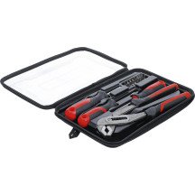 Juego de herramientas manuales de 20 piezas con estuche.