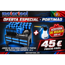 Juego de Destornilladores y Puntas 118 Piezas con Soporte – Acero CR-V