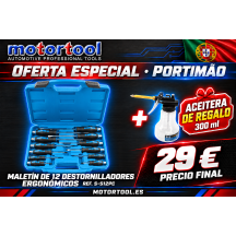 9 Maletín de 12 Destornilladores Ergonómicos Planos y de Estrella