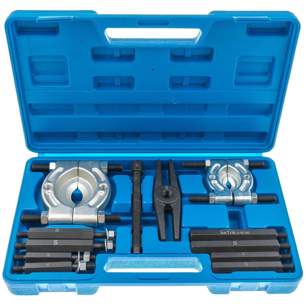 Conjunto de separadores de guilhotina para extrair rolamentos e engrenagens