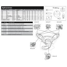 Placa de distribuição definida para vag 2.7 e 3.0 TDI