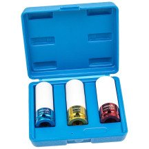 Conjunto de 3 copos com aro de alumínio