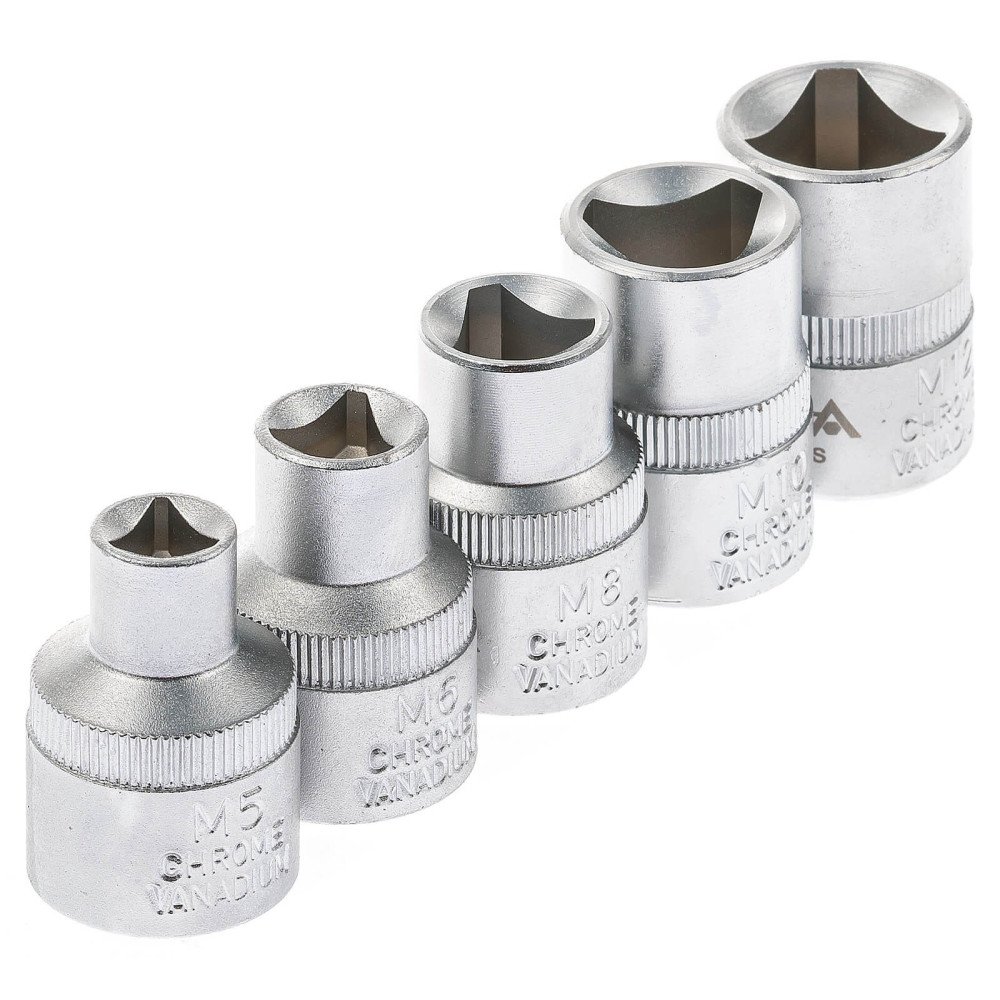 Conjunto de 5 soquetes de 3 lados para bomba injetora Conjunto de 5 soquetes de 3 lados para bomba injetora