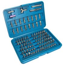 Juego 100 piezas de puntas 1/4"