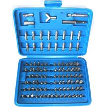 Juego 100 piezas de puntas 1/4"