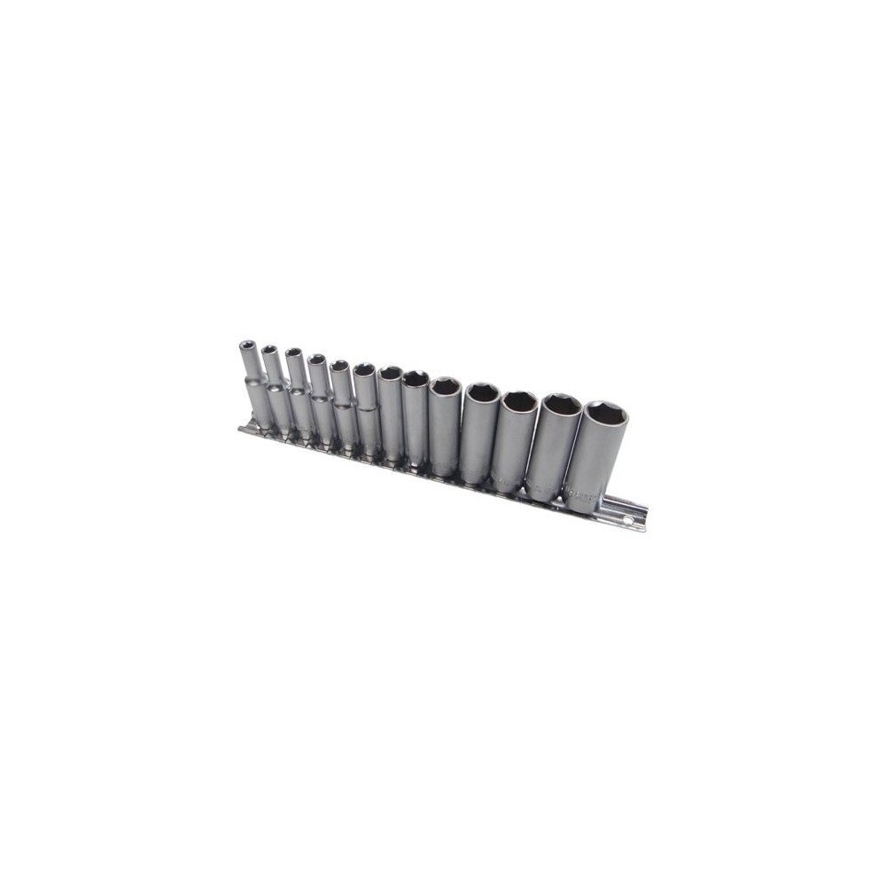 Definir 10 chaves de vidro longas 6 faces 1/4" 4-13 mm Definir 10 chaves de vidro longas 6 faces 1/4" 4-13 mm