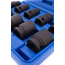 Jogo de 10 chaves de impacto curtas de 1/2"