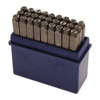 Juego punzones de letras, 6 mm