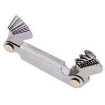 Conjunto de calibradores de rosca, 24 lâminas: 0,25-6 mm