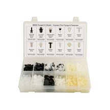 345 grampos variados para Citroen/Peugeot