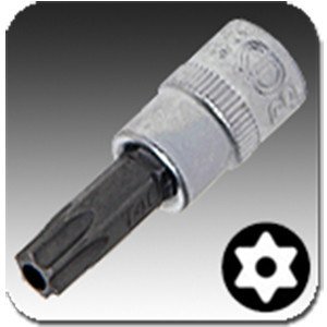 Vasos con punta 1/4" Torx Inv.